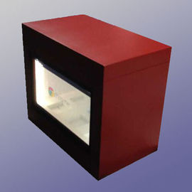 أحمر / أبيض الإنارة عالية شفاف الإعلان LCD العرض معرض