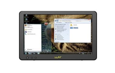 LILLIPUT 10.1 &quot;LCD USB مراقبة الشاشات التي تعمل باللمس مع 4 سلك مقاوم لوحة اللمس / USB الإدخال