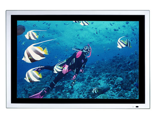 الإلكترونية 15 بوصة LCD مترو افتات العرض الرقمية دعم SD / USB، يعلق على الحائط