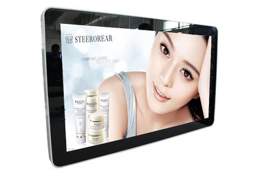 المشهد 65 بوصة كاملة HD تعليق على الحائط شاشة LCD مع اتصال واي فاي Romote المراقب