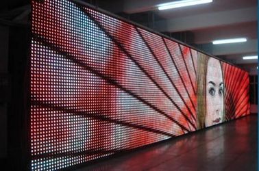 كامل اللون HD مرنة LED الستار جدار P20 في الهواء الطلق الصمام شاشة عرض