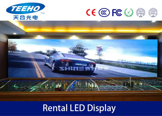 يشبع لون P5 تأجيريّ إيجار led عرض لداخليّ, led شاشة مرئيّ 50 - 60Hz