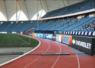 سلس الربط الإعلان شاشة LED اللون الكامل P8 مصلحة الارصاد الجوية للمحيط الملعب