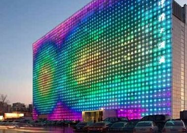 مخصص P31.25 RGB LED الستار الاعلانات في الهواء الطلق الصمام شاشة عرض