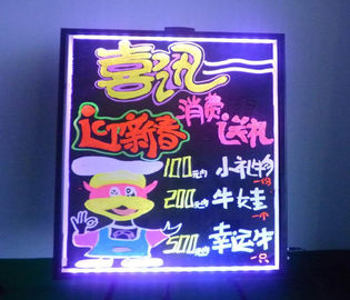 السوبر مشرق RGB LED قابل للمسح لوحات كتابة لقائمة الطعام 80 * 100CM