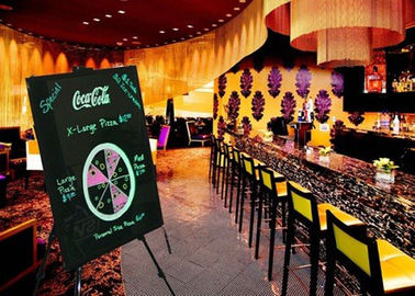 مخصص أدت إشارات النيون قابلة لإعادة الاستخدام ودائم الإعلان عن القائمة عرض للتغيير
