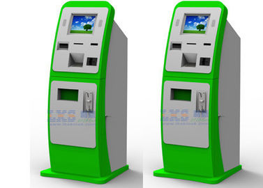 كشك دفع الفواتير باللون الأبيض والأحمر وجهاز بيع بطاقات موزع صراف آلي لبيع بطاقات UPS